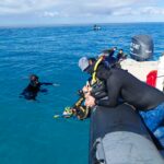 Exercice de sauvetage en mer - récupération d un apnéiste en difficulté